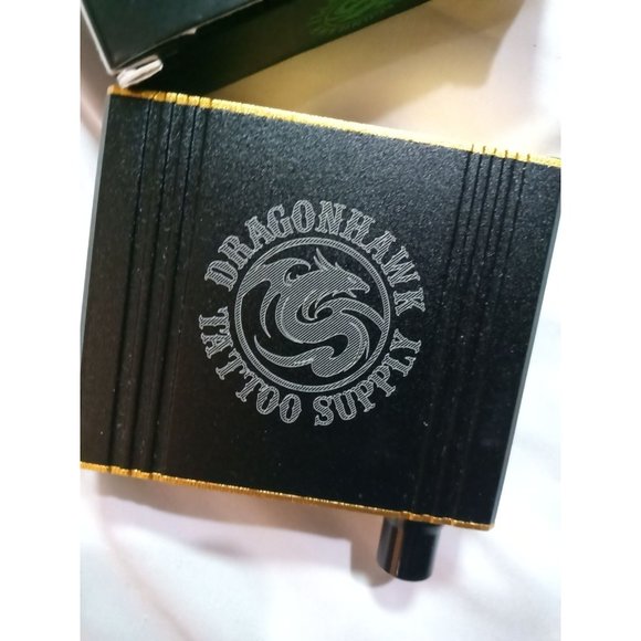 Dragonhawk Tattoo Power Supply Portable Pack Supply Kit Gold - Picture 3 of 10